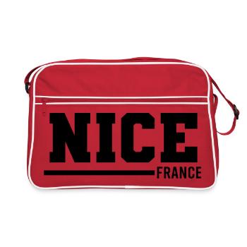 Nice | France - Retro Bag - red/white - Front