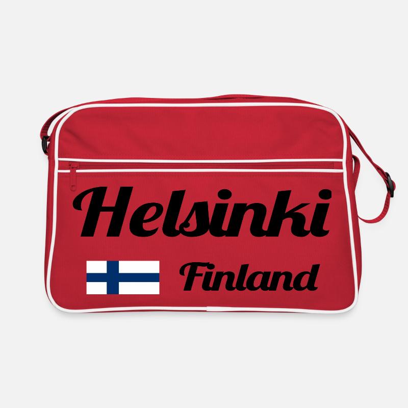 Helsinki, Finlande - Imprimés élégants Sac Retro