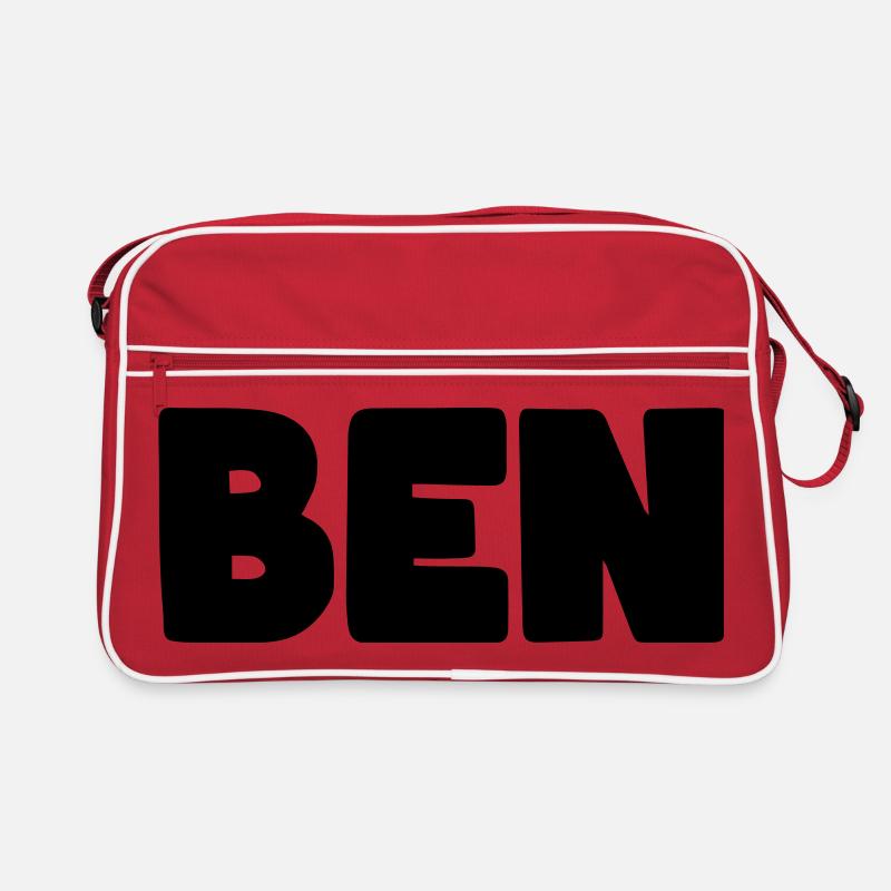 Ben Name Retro Tasche