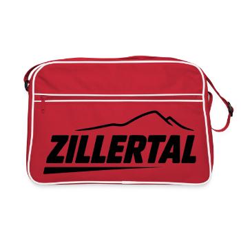 Zillertal - Souvenir Design - Sac Retro - rouge/blanc - Devant