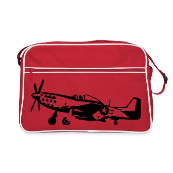 P-51 - Sac Retro - rouge/blanc - Devant