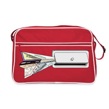 PLAN - Retro Bag - red/white - Front