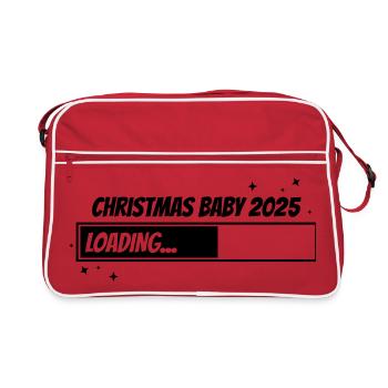 Bébé de Noël 2025 - Sac Retro - rouge/blanc - Devant