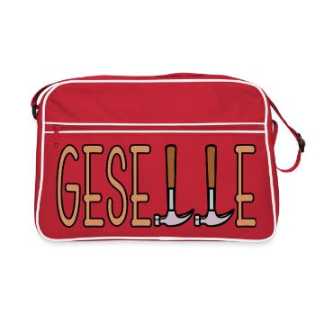 Craftsman journeyman - Retro Bag - red/white - Front