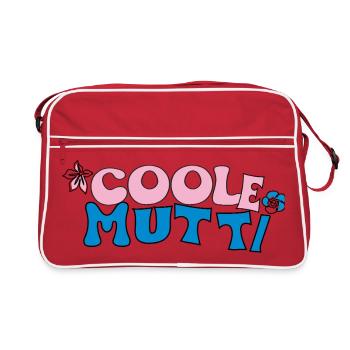 Cool mom - Retro Bag - red/white - Front