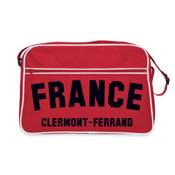 Clermont, Ferrand, France, Frankreich - Sac Retro - rouge/blanc - Devant