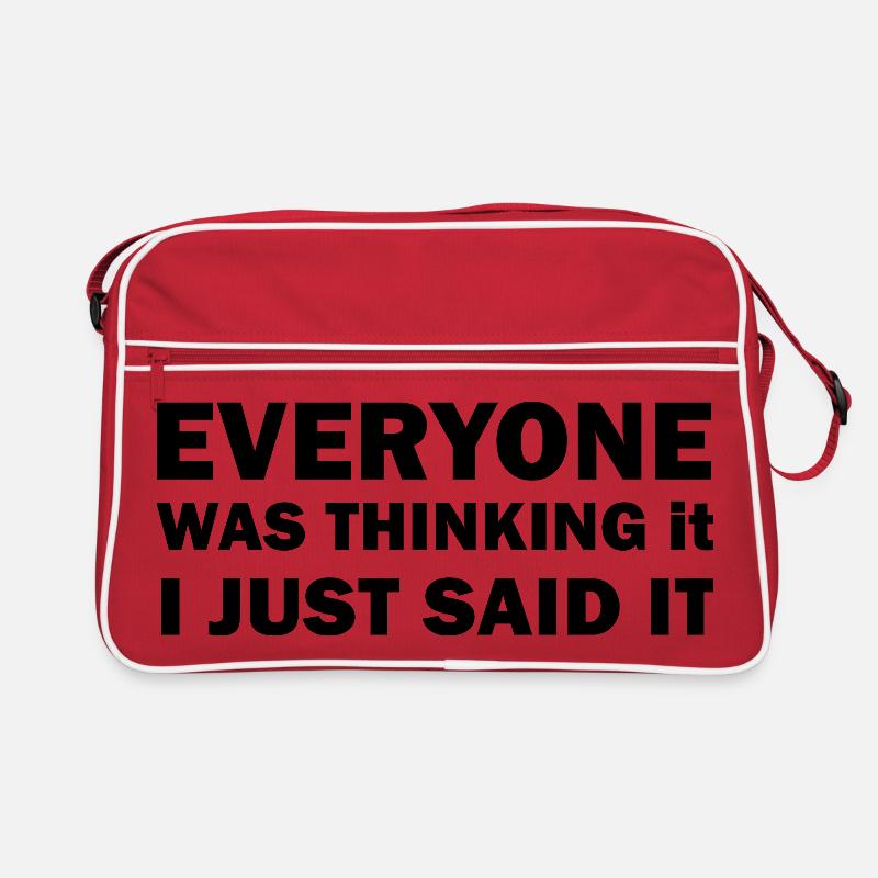 Funny Cool Quote Retro Bag