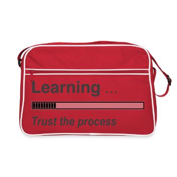 Learning loading bar - Retro Bag - red/white - Front