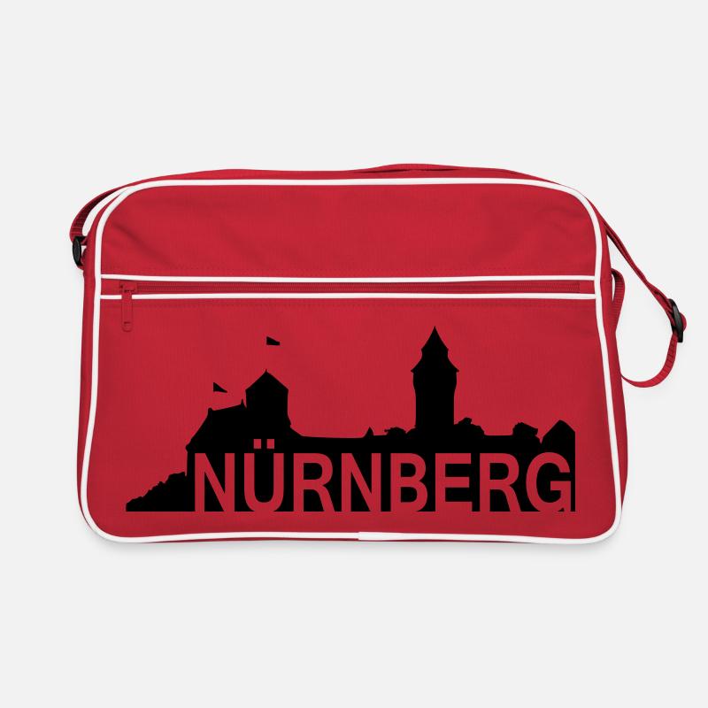 Nürnberg - Nürnberg mit Silhouette -- ©roil Retro Tasche