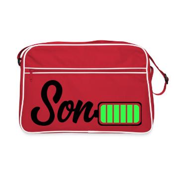 Batterie Son - Sac Retro - rouge/blanc - Devant