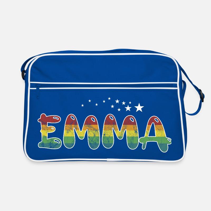First name Emma Maiden name gift Retro Bag