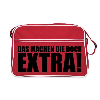 supplémentaire - Sac Retro - rouge/blanc - Devant