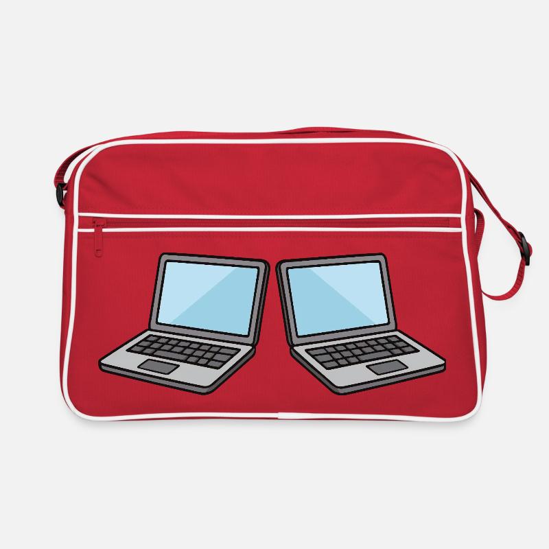 Double Laptops Collaboration Retro Bag