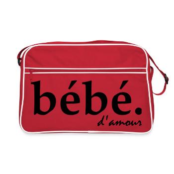 Bébé d'amour - Sac Retro - rouge/blanc - Devant