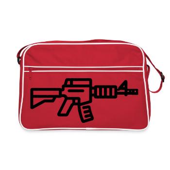 gun - Retro Bag - red/white - Front