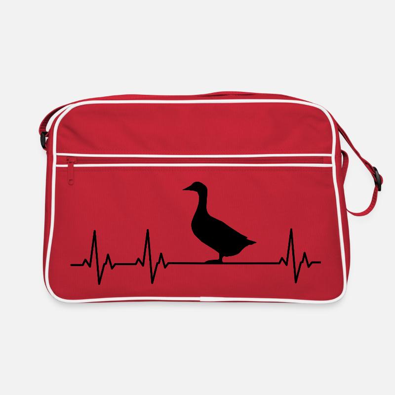 Canard - Canards - Éleveur de canards - Amour Sac Retro