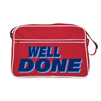 BRAVO - Sac Retro - rouge/blanc - Devant