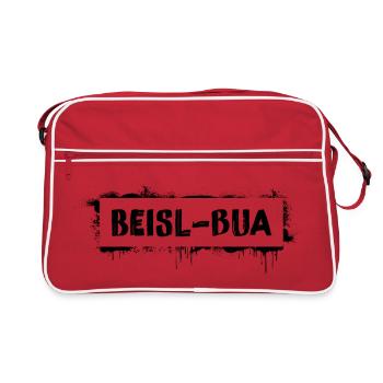 Beisl-Bua – Dicton culte du dialecte viennois - Sac Retro - rouge/blanc - Devant