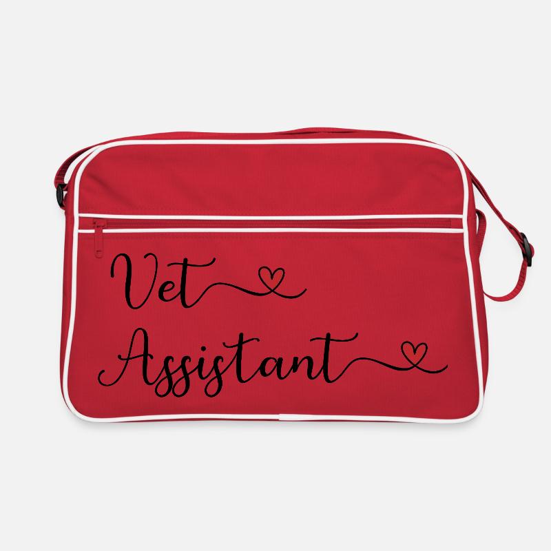 Vet Assistant Retro Tasche