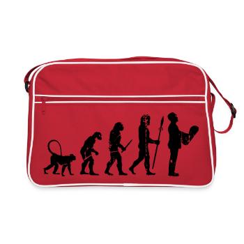 Development of the architecture - Retro Bag - red/white - Front
