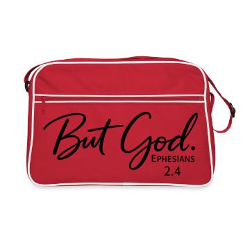 But God - Retro Bag - red/white - Front