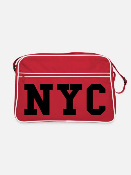 nyc - new york city - Sac Retro - rouge/blanc - Devant