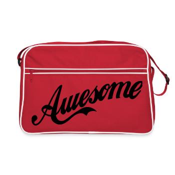fantastique - Sac Retro - rouge/blanc - Devant