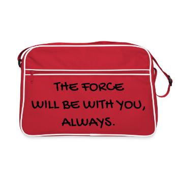 Cinema - Quotes - Film - Citations - Zitat - Humor - Retro Bag - red/white - Front
