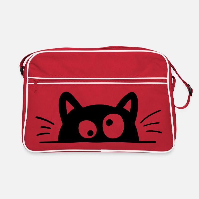 Drôle Chat Sac Retro