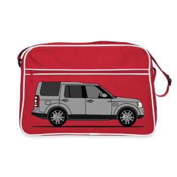 Discovery 4 Grey - Sac Retro - rouge/blanc - Devant