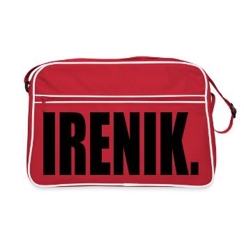 IRENIK PAIX - DÉMOCRATIE - Sac Retro - rouge/blanc - Devant