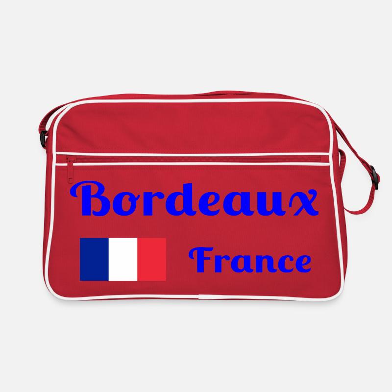 Bordeaux Frankreich - Stilvolle Drucke Retro Tasche
