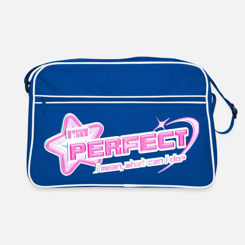 I'm Perfect – Y2K Pinkcore Diva Design Retro Tasche