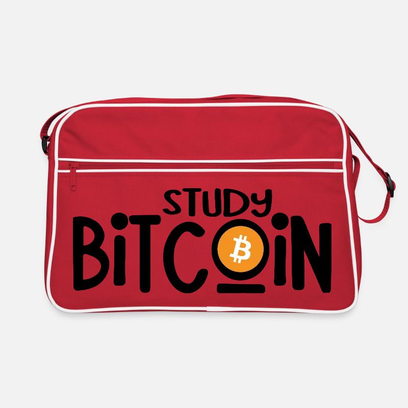 Study Bitcoin Retro Tasche