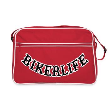 Bikerlife_ - Retro Bag - red/white - Front