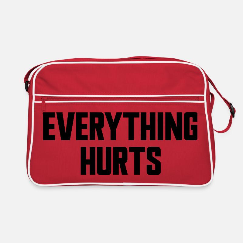 Everything Hurts Fun Gym Workouts All Retro Bag