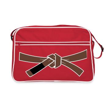 Brownbelt - Brown belt - Retro Bag - red/white - Front