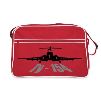 Tu-154 - Retro Tasche - Rot/Weiß - Vorne