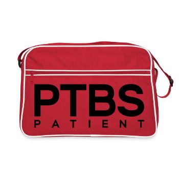 PTSD Patient Post-Traumatic Stress Disorder - Retro Bag - red/white - Front