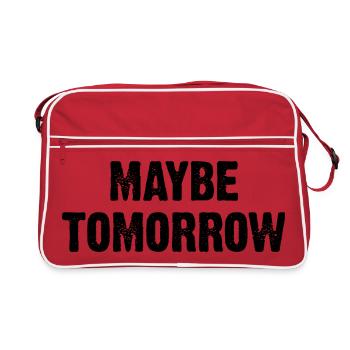 Maybe Tomorrow - Retro Bag - red/white - Front