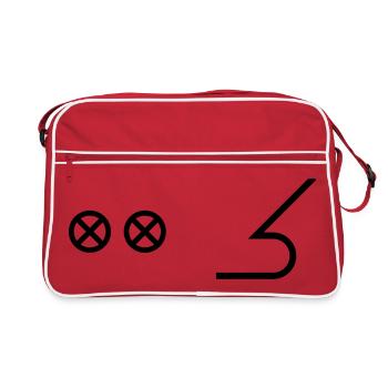 Bow Bow - Nautical Sailing Ships Captain - Retro Bag - red/white - Front