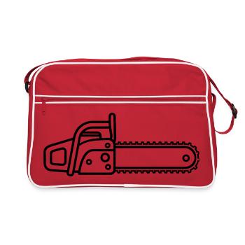 chainsaw - Retro Bag - red/white - Front
