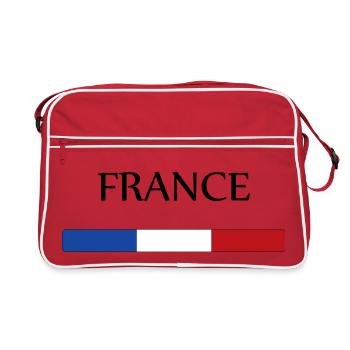 France - Sac Retro - rouge/blanc - Devant