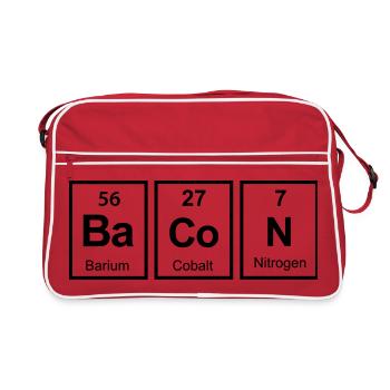 bacon - Sac Retro - rouge/blanc - Devant
