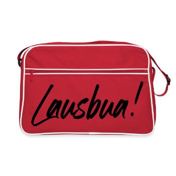 Lausbua - Sac Retro - rouge/blanc - Devant