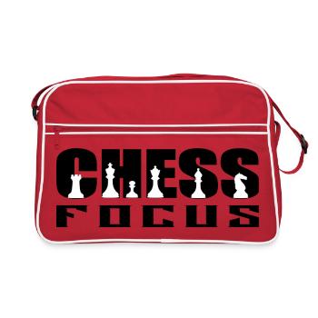 Chess Focus - Sac Retro - rouge/blanc - Devant