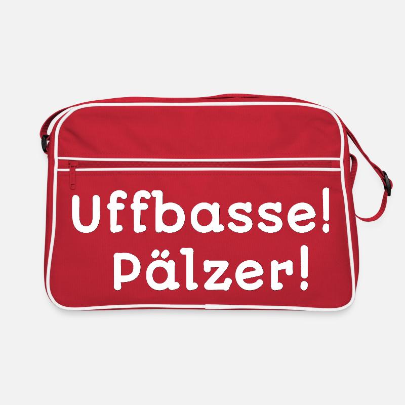 mundart designs alltag, uffbasse! Pälzer Retro Tasche