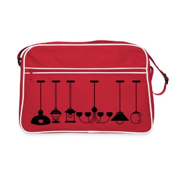 Collection de suspensions - Sac Retro - rouge/blanc - Devant