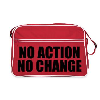 NO ACTION NO CHANGE - Retro Bag - red/white - Front