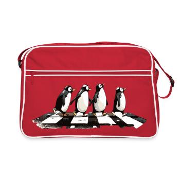 Pingouins - Sac Retro - rouge/blanc - Devant
